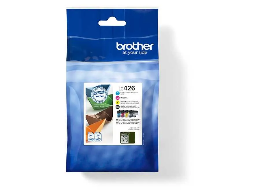 Original e Multipack cartouches d'encre
 LC426VAL Brother MFCJ 4340 DW