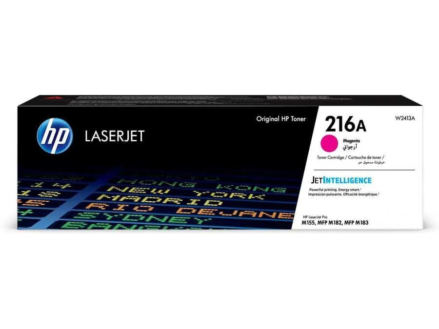 Original Cartouche de toner magenta originale
 No. 216A, W2413A HP Color LaserJet Pro M 182 n