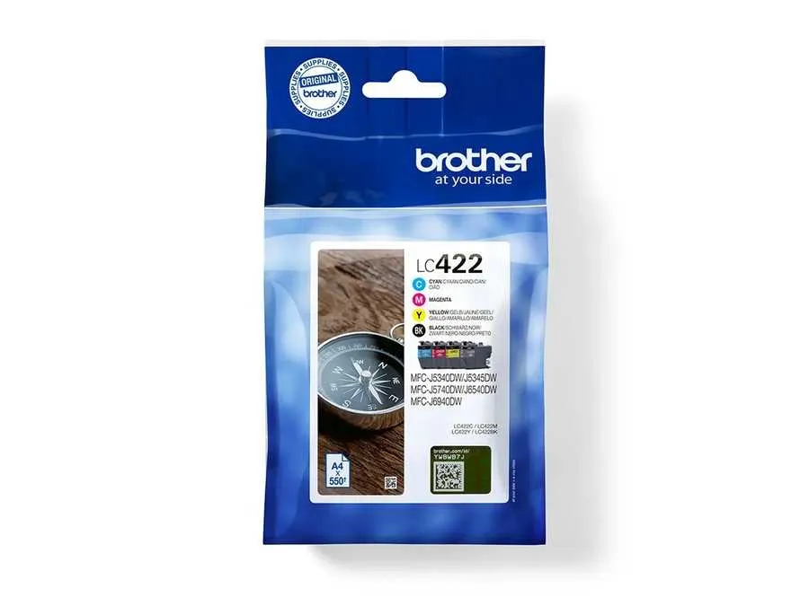 Original e Multipack cartouches d'encre
 LC-422VAL Brother MFCJ 6540 DW