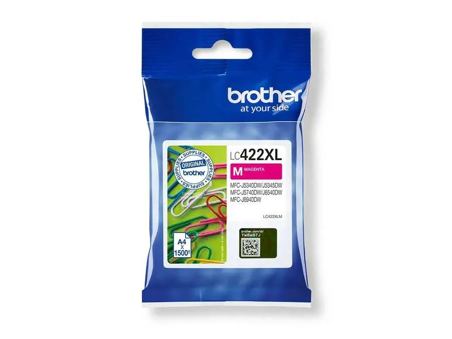 Original Cartouche de toner magenta originale
 LC-422XLM Brother MFCJ 6540 DW