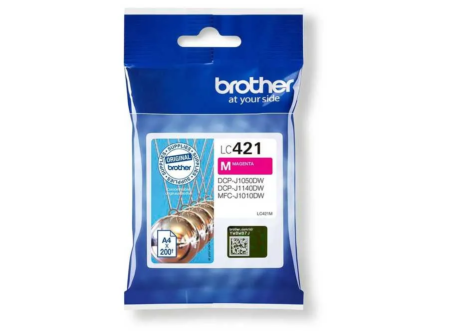 Original Cartouche d'encre magenta originale
 LC-421M Brother DCPJ 1050 DW