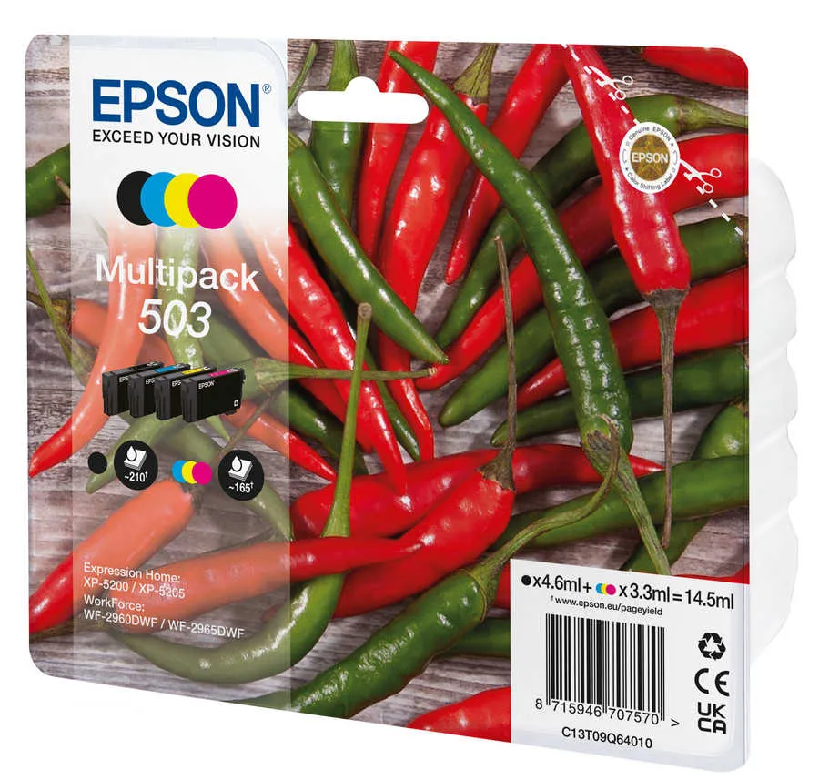 Original e Multipack cartouches d'encre
 No. 503, T09Q640 Epson Expression Home XP-5200