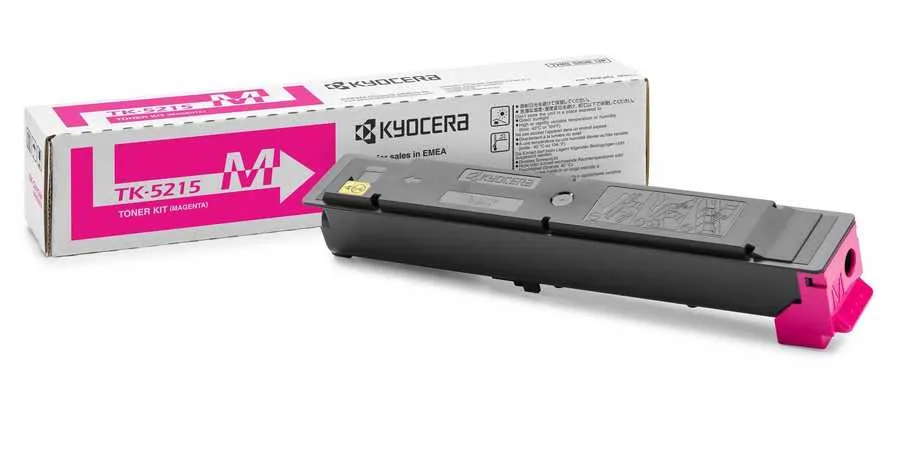 Original Cartouche de toner magenta originale
 TK-5215M Kyocera TASKalfa 406 ci