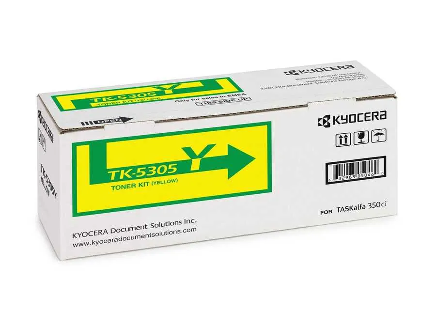 Original Cartouche de toner jaune originale
 TK-5305Y Kyocera TASKalfa 350 ci