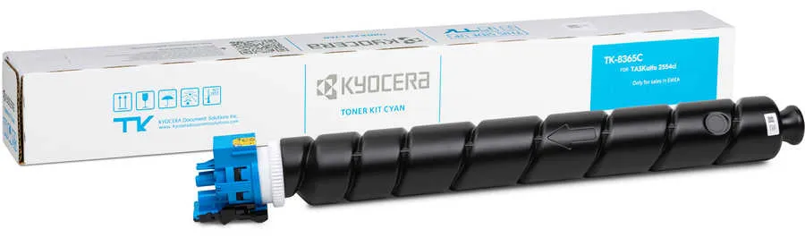 Original Cartouche de toner cyan originale
 TK-8365C Kyocera TASKalfa 2554 ci