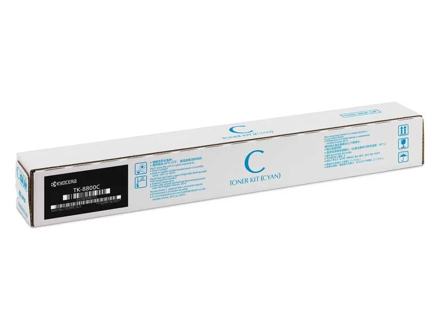 Original Cartouche de toner cyan originale
 TK-8800C Kyocera ECOSYS P 8060 cdn