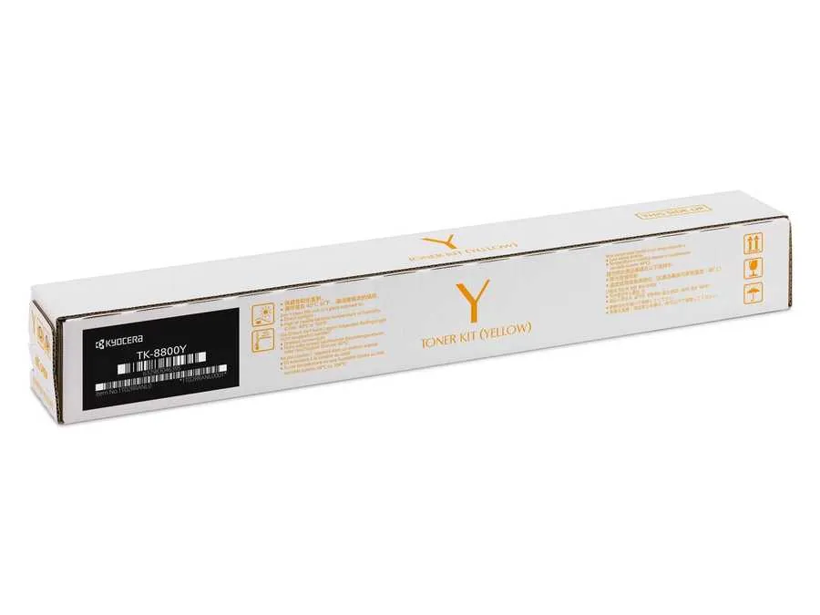 Original Cartouche de toner jaune originale
 TK-8800Y Kyocera ECOSYS P 8060 cdn