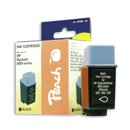 Peach Tête d'impression  noire, compatible avec
 No. 29 BK, 51629A Apple Color Stylewriter 4100