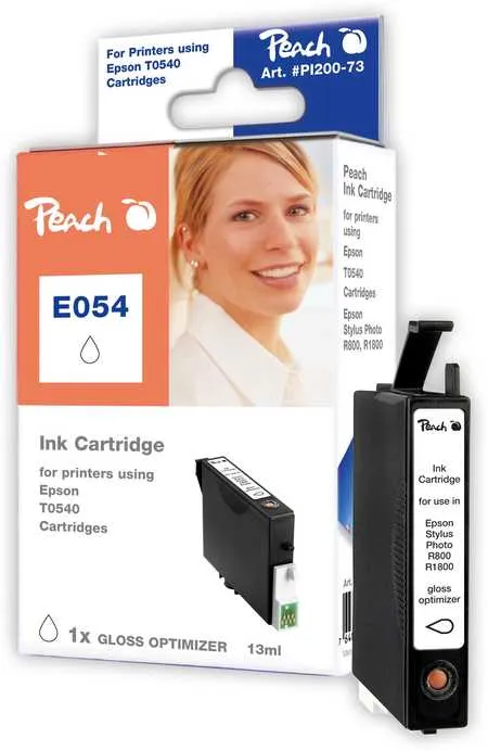 Peach Cartouche d'encre  Gloss Optimizer, compatible avec
 T0540GO, C13T05404010 Epson Stylus Photo R 1800
