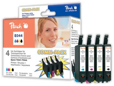 Peach  Multi Pack, compatible avec
 T0445, C13T04454010 Epson Stylus CX 3650