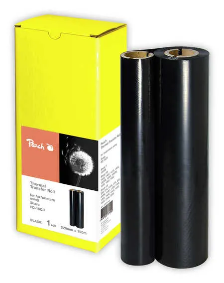 Peach  Thermal Transfer Rolls, compatible with Sharp FO-1500