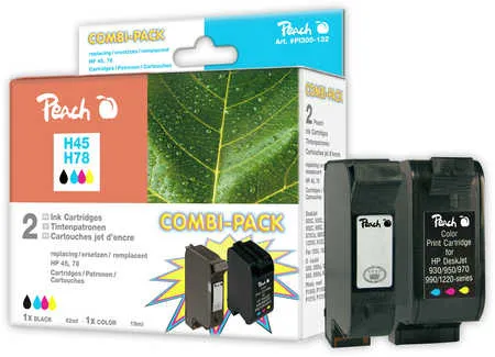 Peach  Multi Pack, compatible avec
 No. 45, No. 78, 51645A, C6578D HP OfficeJet G 95