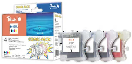 Peach Multipack , compatible avec
 LC-985 Brother DCPJ 125
