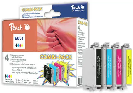 Peach  Multi Pack, compatible avec
 T0615, C13T06154010 Epson Stylus DX 4850 Plus