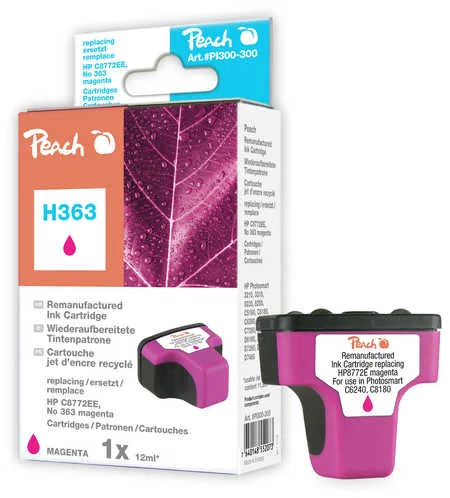 Peach  cartouche d'encre magenta compatible avec
 No. 363 m, C8772EE HP PhotoSmart C 8100 Series