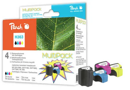 Peach  Multipack compatible avec
 No. 363XL, C8721EE, C8771EE, C8772EE, C8773EE HP PhotoSmart C 8100 Series