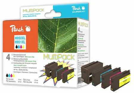 Peach  Combi Pack compatible avec
 No. 950XL, No. 951XL, C2P43A HP OfficeJet Pro 251 dw