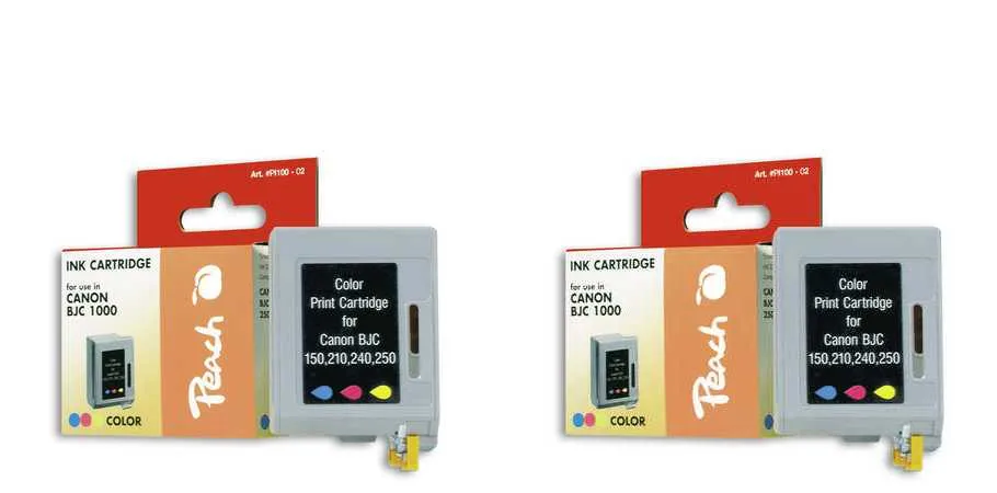 Peach  Double Pack tête d'impression couleur, compatible avec
 BC-05C*2, 0885A002 Apple Color Stylewriter 1500