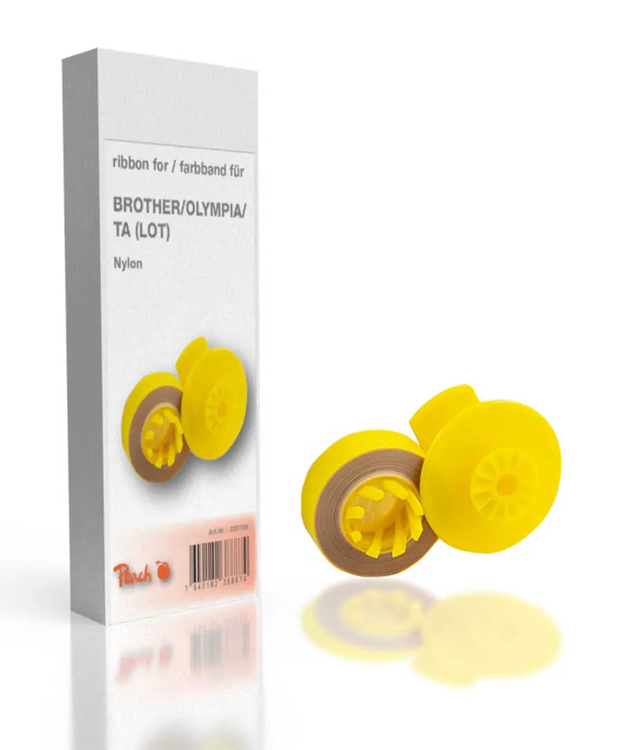 Peach Ribbon cartridge compatible to Brother/Olympia/TA, Gr143, 5-Lift-off-Tapes Epson Stylus Office BX 630 Series